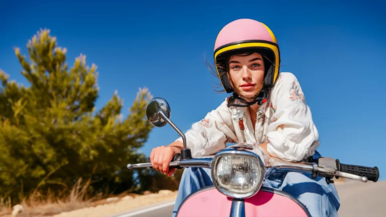 portrait-young-woman-wearing-helmet-sitting-scooter-against-road-freedom-summer-adventures-vacation.webp